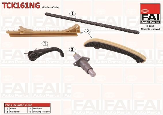 FAI AUTOPARTS Jakoketjusarja TCK161NG